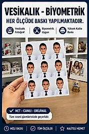 Miracix MRCKLT66 Vesikalık, Biyometrik Fotoğraf Baskısı 9 Adet