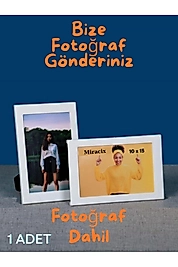 Miracix MR1015RC 10x15 cm Mika Camlı (Fotoğraf, Resim Dahil) Fotoğraf Çerçevesi Beyaz