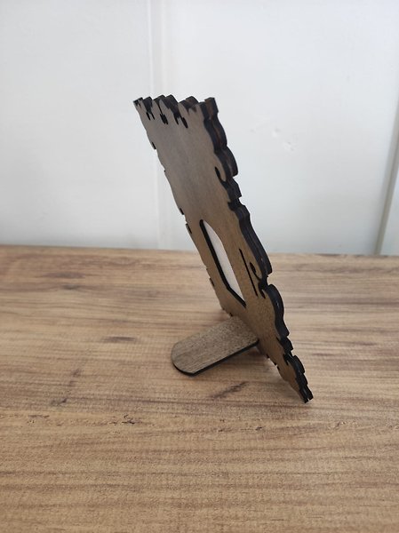 Fotoğraf Dahil Ahşap Fotoğraf Çerçevesi 10x15 cm Dekoratif, Masa Üstü Çerçeve 2 adet