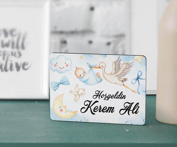 Miracix MRCBBK0478 Bebek Mevlit Buzdolabı Magneti 6x9 cm(Adet Seçiniz)