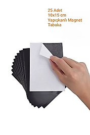 Miracix MRC25TB 25 Adet 10x15 cm Mıknatıslı Fotoğrafsız Yapışkanlı Magnet Tabaka