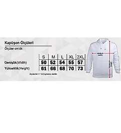 Miracix BS85 Unisex DTF Baskı 3 İplik Beyaz Sweatshirt Sırt Baskı