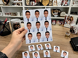 Miracix MRCKLT66 Vesikalık, Biyometrik Fotoğraf Baskısı 9 Adet
