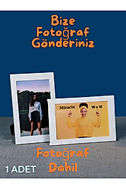 Miracix MR1015RC 10x15 cm Mika Camlı (Fotoğraf, Resim Dahil) Fotoğraf Çerçevesi Beyaz