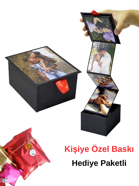 Miracix MRCSYH69 Siyah Akordiyon 12 Fotoğraf Dahil Hediye Kutusu